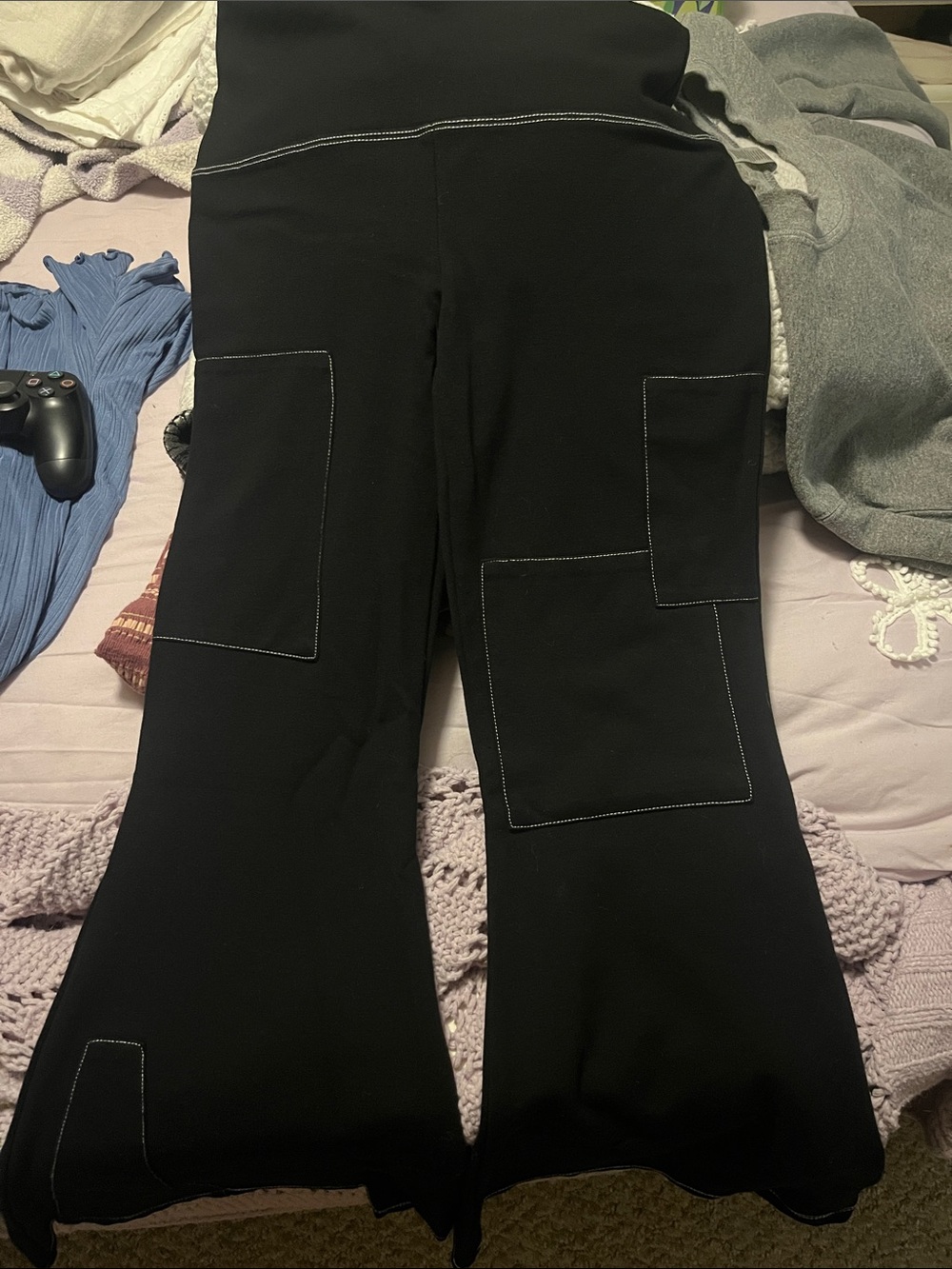 Patterned Flare Pants - Picture 5 of 5